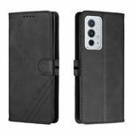 For OnePlus 9RT 5G Cow Texture Leather Phone Case(Black)