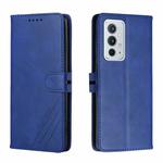 For OnePlus 9RT 5G Cow Texture Leather Phone Case(Blue)