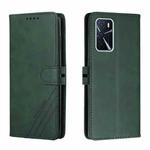 For OPPO A55 5G / A56 5G Cow Texture Leather Phone Case(Green)