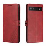 For Google Pixel 6a Cow Texture Leather Phone Case(Red)