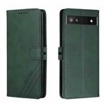 For Google Pixel 6a Cow Texture Leather Phone Case(Green)