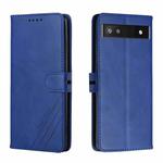 For Google Pixel 6a Cow Texture Leather Phone Case(Blue)