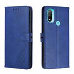 For Motorola Moto E30 / E40 Cow Texture Leather Phone Case(Blue)