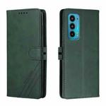 For Motorola Edge 20 Cow Texture Leather Phone Case(Green)