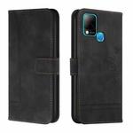 For Infinix Hot 10s Retro Skin Feel TPU + PU Leather Phone Case(Black)