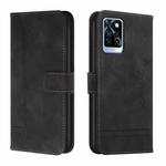 For Infinix Note 10 Pro Retro Skin Feel TPU + PU Leather Phone Case(Black)