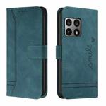 For OnePlus 10 Pro 5G Retro Skin Feel TPU + PU Leather Phone Case(Dark Green)