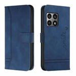 For OnePlus 10 Pro 5G Retro Skin Feel TPU + PU Leather Phone Case(Blue)
