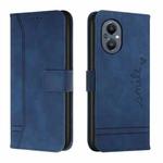 For OnePlus Nord 20 5G Retro Skin Feel TPU + PU Leather Phone Case(Blue)