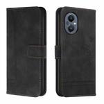 For OnePlus Nord 20 5G Retro Skin Feel TPU + PU Leather Phone Case(Black)