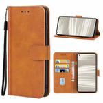 Leather Phone Case For OPPO Realme GT2 / Realme GT Neo2(Brown)