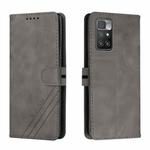 For Xiaomi Redmi 10 Cow Texture Leather Phone Case(Grey)