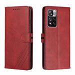 For Xiaomi Redmi Note 11 Pro Cow Texture Leather Phone Case(Red)