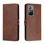 For Xiaomi Redmi Note 11 5G Cow Texture Leather Phone Case(Brown)