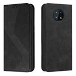 For Nokia G50 Skin Feel Magnetic S-type Leather Phone Case(Black)