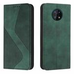 For Nokia G50 Skin Feel Magnetic S-type Leather Phone Case(Green)