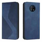 For Nokia G50 Skin Feel Magnetic S-type Leather Phone Case(Blue)