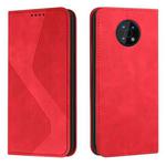 For Nokia G50 Skin Feel Magnetic S-type Leather Phone Case(Red)