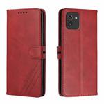 For Samsung Galaxy A03 164mm Version Cow Texture Leather Phone Case(Red)