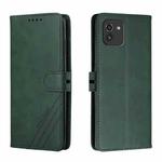 For Samsung Galaxy A03 164mm Version Cow Texture Leather Phone Case(Green)