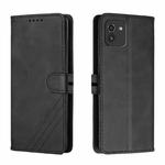 For Samsung Galaxy A03 164mm Version Cow Texture Leather Phone Case(Black)