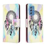 For Samsung Galaxy M52 5G Colored Drawing Leather Phone Case(Dreamcatcher)