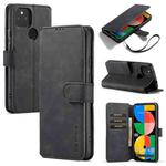 For Google Pixel 5A 5G DG.MING Retro Oil Side Horizontal Flip Leather Case with Holder & Card Slots & Wallet(Black)