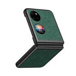 For Huawei P50 Pocket Litchi Texture Shockproof Phone Case(Green)