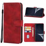 Leather Phone Case For OPPO Realme 9i / A36 4G / A76 4G / K10 4G / A96 4G(Red)