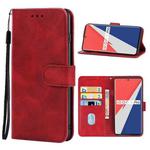 Leather Phone Case For vivo iQOO 9 Pro(Red)