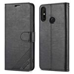 For Huawei Enjoy 20e AZNS Sheepskin Texture Flip Leather Phone Case(Black)