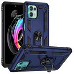 For Motorola Moto Edge 20 Lite Shockproof TPU + PC Phone Case(Blue)