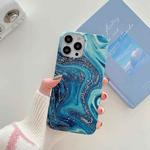 TPU Soft Protective Phone Case For iPhone 13 Pro(Sea Wave Stone)