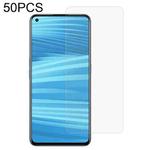 50 PCS 0.26mm 9H 2.5D Tempered Glass Film For OPPO Realme GT2 / BLU F91