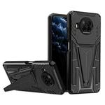 For Xiaomi Redmi Note 9 Pro 5G Super V Armor PC + TPU Phone Case with Holder(Black)