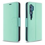 For Xiaomi CC9 Pro / Note 10 / Note 10 Pro Litchi Texture Pure Color Horizontal Flip PU Leather Case with Holder & Card Slots & Wallet & Lanyard(Green)