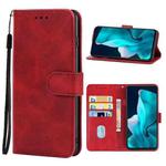 Leather Phone Case For Xiaomi 11i HyperCharge(Red)