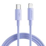 JOYROOM S-1024M13 20W PD Type-C / USB-C to 8 Pin Fast Charging Cable, Length:1m(Purple)