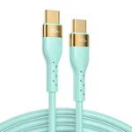 JOYROOM S-1250N18-10 100W Type-C / USB-C to Type-C / USB-C Liquid Silicone Charging Cable, Length:1.2m(Green)