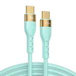 JOYROOM S-2050N18-10 100W Type-C / USB-C to Type-C / USB-C Liquid Silicone Charging Cable, Length:2m(Green)