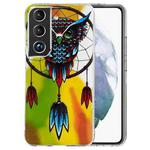 For Samsung Galaxy S22 5G Luminous TPU Protective Phone Case(Owl)