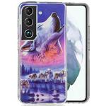 For Samsung Galaxy S22 5G Luminous TPU Protective Phone Case(Seven Wolves)