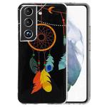 For Samsung Galaxy S22+ 5G Luminous TPU Protective Phone Case(Black Wind Chimes)