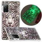 For Samsung Galaxy A03s Luminous TPU Protective Phone Case(Leopard Tiger)