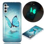 For Samsung Galaxy A13 5G Luminous TPU Protective Phone Case(Butterfly)