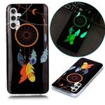 For Samsung Galaxy A13 5G Luminous TPU Protective Phone Case(Black Wind Chimes)