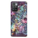 For Xiaomi Redmi 10 Luminous TPU Protective Phone Case(Mandala Flower)