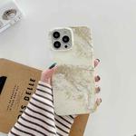 Glitter Marble Phone Case For iPhone 12 / 12 Pro(Grey Platinum)