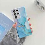 For Samsung Galaxy A32 5G Glitter Marble Phone Case(Gilt Blue)