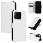 For OPPO Realme Narzo 50A Diamond Texture Leather Phone Case(White)